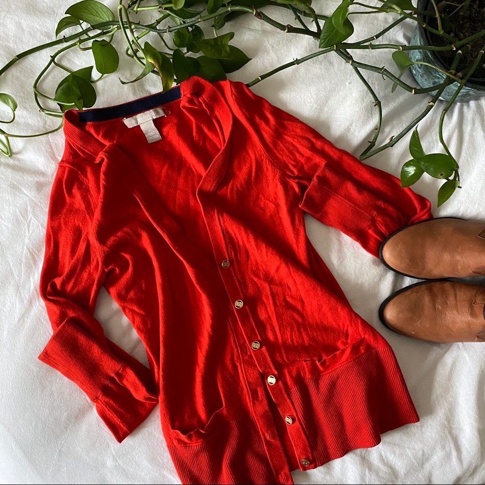 Banana Republic Button Front Long Cardigan